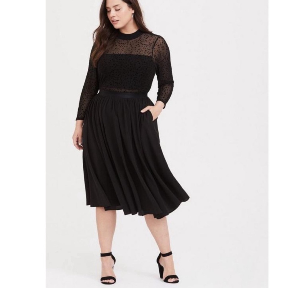 Star sheer dress